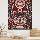 Dag van de dode kat poster (Keuken)