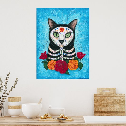 Dag van de dode kat, Poster van de suikerschedel (Keuken)