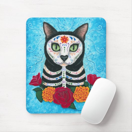 Dag van de dode kattensuiker muismat (Met muis)