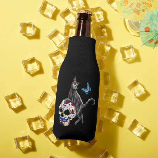 Dag van de dode kattensuikerschedel en vlinder flesjeskoeler (Insitu Zomer)