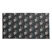 Dag van de dode kattensuikerschedel en vlinder kussensloop (Achterkant)