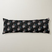 Dag van de dode kattensuikerschedel en vlinder lichaamskussen (Voorkant)