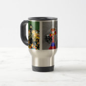 Dag van de dode koffie-mok reisbeker (Voorkant links)