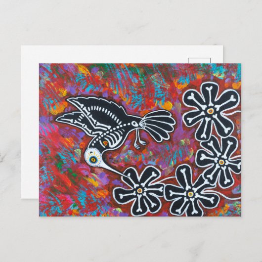 Dag van de dode kolibrie briefkaart (Voorkant / Achterkant)