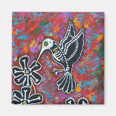 Dag van de dode kolibrie magneet (Voorkant)