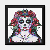 Dag van de dode kunst Renee Lavoie Magneet (Voorkant)