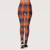 Dag van de dode Leggings Halloween Sugar Skull (Achterkant)