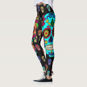 Dag van de dode Leggings Suikerhuid (Links)