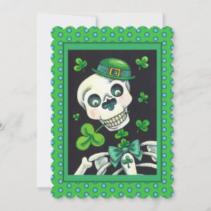 DAG VAN DE DODE LEPRECHAUN, ST. PADDY'S DAY Flat Feestdagenkaart