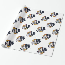 Dag van de Dode Magiër met Fedora Cadeaupapier