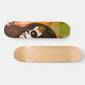 Dag van de Dode Meisjes Gezichtskunst Persoonlijk Skateboard (Horizontaal)