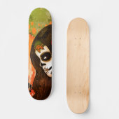 Dag van de Dode Meisjes Gezichtskunst Persoonlijk Skateboard (Voorkant)