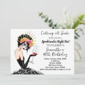 Dag van de Dode Meisjes Nacht Uit Halloween Verjaa Kaart (Staand voorkant)