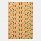 Dag van de Dode Mexicaan Chilis Patterned Theedoek (Verticaal)