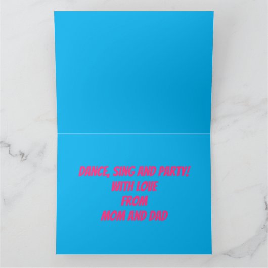 Dag van de dode Mexicaanse Axolotl Birthday Kaart (Binnen)