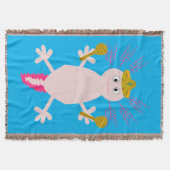 Dag van de dode Mexicaanse Axolotl Deken (Voorkant)