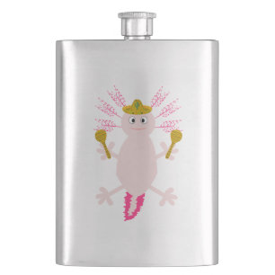 Dag van de dode Mexicaanse Axolotl Flacon