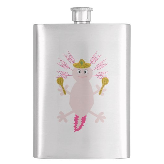 Dag van de dode Mexicaanse Axolotl Flacon (Voorkant)