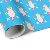 Dag van de dode Mexicaanse Axolotl gepatterd Cadeaupapier (Rol Hoek)