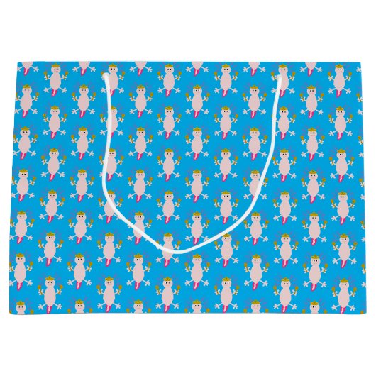 Dag van de dode Mexicaanse Axolotl gepatterd Groot Cadeauzakje (Voorkant)