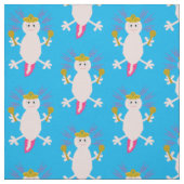 Dag van de dode Mexicaanse Axolotl gepatterd Stof (Swatch)