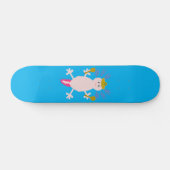 Dag van de dode Mexicaanse Axolotl Persoonlijk Skateboard (Horizontaal)