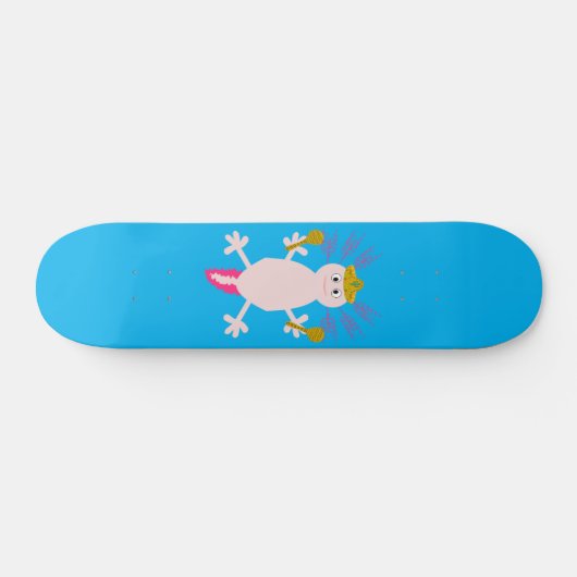 Dag van de dode Mexicaanse Axolotl Persoonlijk Skateboard (Horizontaal)