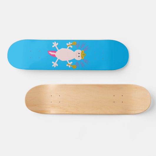 Dag van de dode Mexicaanse Axolotl Persoonlijk Skateboard (Horizontaal)