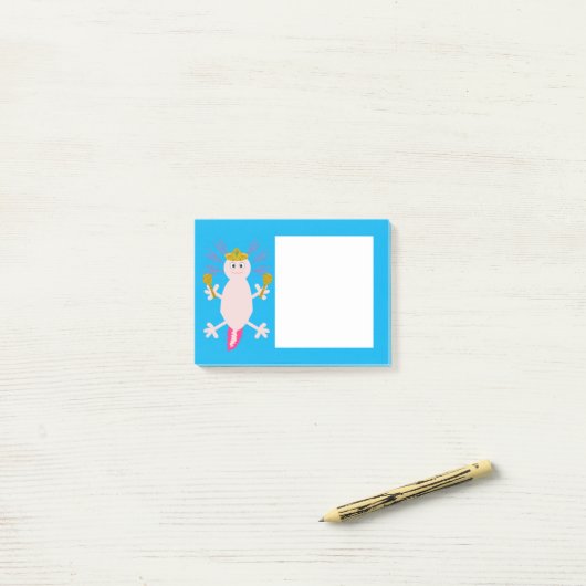 Dag van de dode Mexicaanse Axolotl Post-it® Notes (Op bureau)