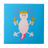 Dag van de dode Mexicaanse Axolotl Tegeltje (Voorkant)