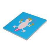 Dag van de dode Mexicaanse Axolotl Tegeltje (Zijkant)