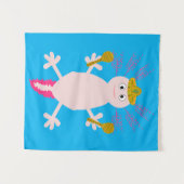 Dag van de dode Mexicaanse Axolotl Wandkleed (Voorkant (horizontaal))