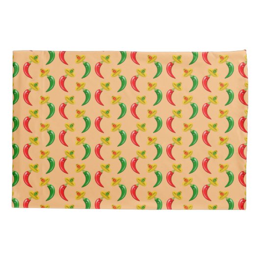 Dag van de Dode Mexicaanse Chili Dubbelzijdig Patr Kussensloop (Achterkant)