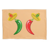 Dag van de Dode Mexicaanse Chili Dubbelzijdig Patr Kussensloop (Voorkant)