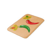 Dag van de Dode Mexicaanse Chilis Badmat (Gekanteld)