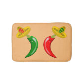 Dag van de Dode Mexicaanse Chilis Badmat (Voorkant)