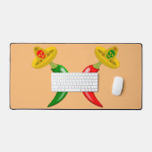 Dag van de Dode Mexicaanse Chilis Bureaumat (Keyboard & Muis)