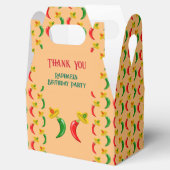 Dag van de Dode Mexicaanse Chilis Custom Bedankdoosjes (Geopend)