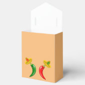 Dag van de Dode Mexicaanse Chilis Custom Bedankdoosjes (Geopend)