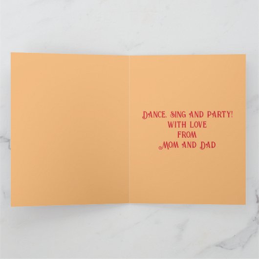 Dag van de Dode Mexicaanse Chilis Custom Verjaarda Kaart (Binnen)