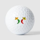 Dag van de Dode Mexicaanse Chilis Golfballen (Voorkant)