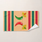 Dag van de Dode Mexicaanse Chilis Handdoek (Handdoek)