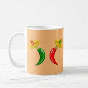 Dag van de Dode Mexicaanse Chilis Koffiemok