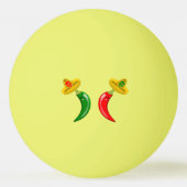 Dag van de Dode Mexicaanse Chilis Pingpongbal (Voorkant)