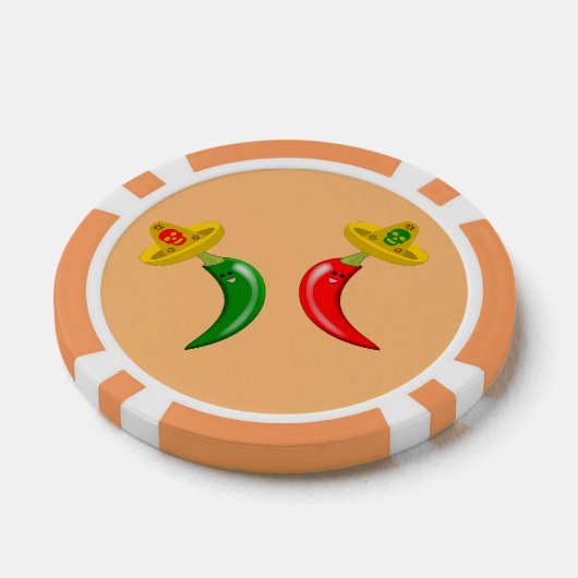 Dag van de Dode Mexicaanse Chilis Poker Chips (Enkel)