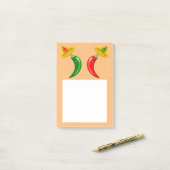 Dag van de Dode Mexicaanse Chilis Post-it® Notes (Op bureau)