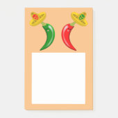 Dag van de Dode Mexicaanse Chilis Post-it® Notes (Voorkant)