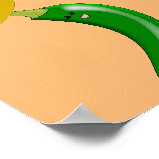 Dag van de Dode Mexicaanse Chilis Poster (Hoek)