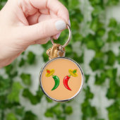 Dag van de Dode Mexicaanse Chilis Sleutelhanger (Hand)