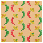 Dag van de Dode Mexicaanse Chilis Stof (Swatch)